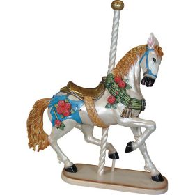 Prancing Carousel Horse