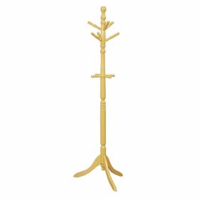 Prismo Transitional Style Coatrack, Yellow