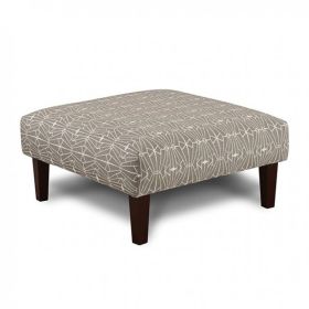 Parker Contemporary Ottoman, Triangle Pattern