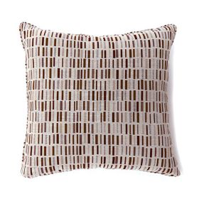 Pianno Contemporary Pillow, Small Set of 2, Brown