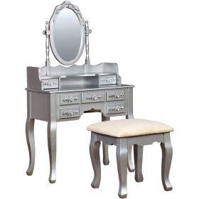 HARRIET Traditional Vanity, Silver