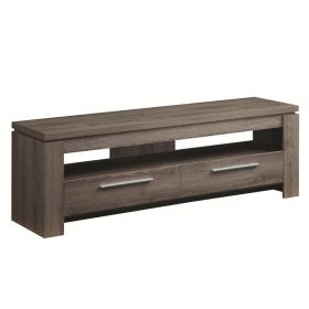 Fine Looking weathered Gray tv console