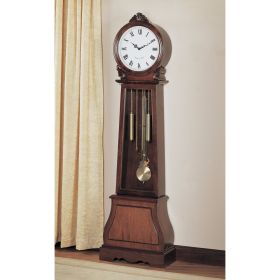 Brown Traditional Grandfather Clock with Chime