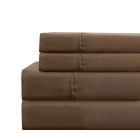 Lanester 4 Piece Deep Pocket Full Size Sheet Set The Urban Port, Brown