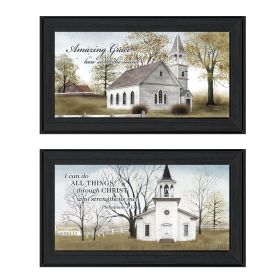 Trendy Decor 4U "Amazing Grace" Framed Wall Art; Modern Home Decor Framed Print for Living Room; Bedroom & Farmhouse Wall Decoration by Billy Jacobs