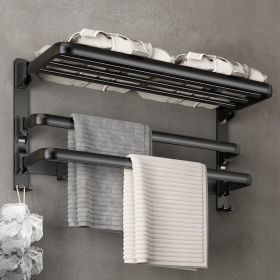 Towel Racks for Bathroom (Color: Matte Black)